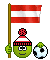 04 Flaggenkunterbunt 011 Smiley – Fussball